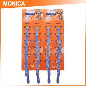 Monica 24PCS Package High Quality Disposable Razors Shaving