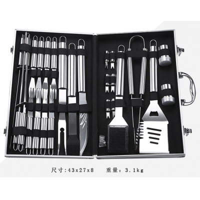 out door picnicstainless steel  BBQ fork tools set